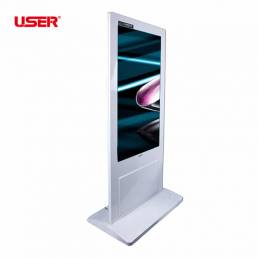 ultra thin bezel floor standing advertising player