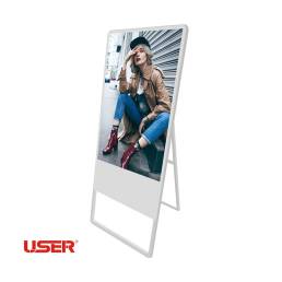 A frame floor standing digital signage
