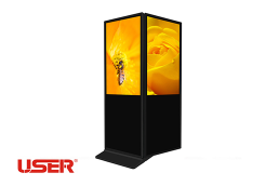 Double-sided digital signage featured