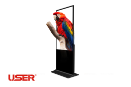 Floor standing interactive kiosk
