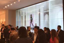 5x5 55” LCD video wall in house sales center, Canada