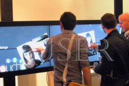 3x1 46 inch LCD video wall, 6.7mm, 450nits