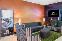 55 floor standing digital signage in Meriton Hotel Australia