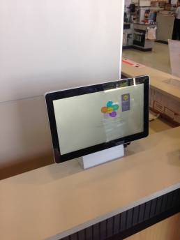 9 units of 21.5'' PCAP touch monitor in Thailand