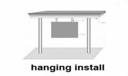 LED display installation