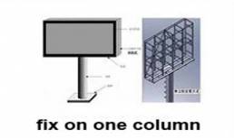 LED display installation