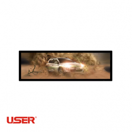 Stretched bar display