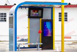 32inch+43inch outdoor advertising machine, Curacao