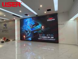 P2.5 small-pitch full-color LED display in Xinyang business hall China