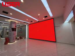 P2.5 small-pitch full-color LED display in Xinyang business hall China